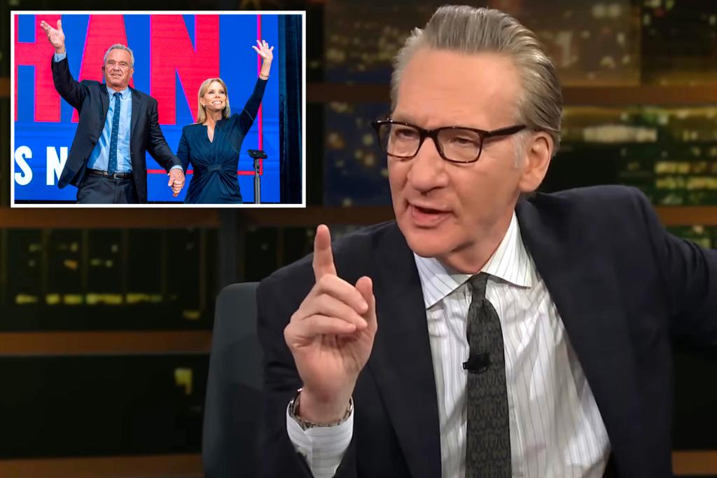 Bill Maher slams left-wing 'shameful posers' for attacking Cheryl Hines after Trump endorses husband RFK Jr: 'Bullying'