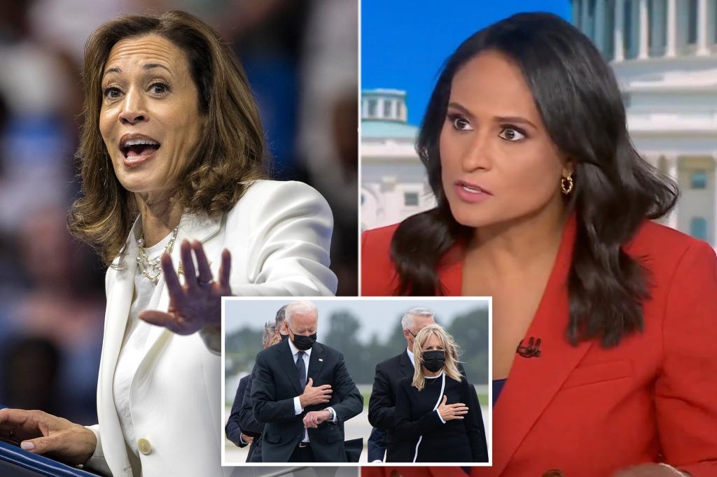 "Meet the Press" host Kristen Welker falsely claims Kamala Harris met with families of Gold Star troops killed in Afghanistan